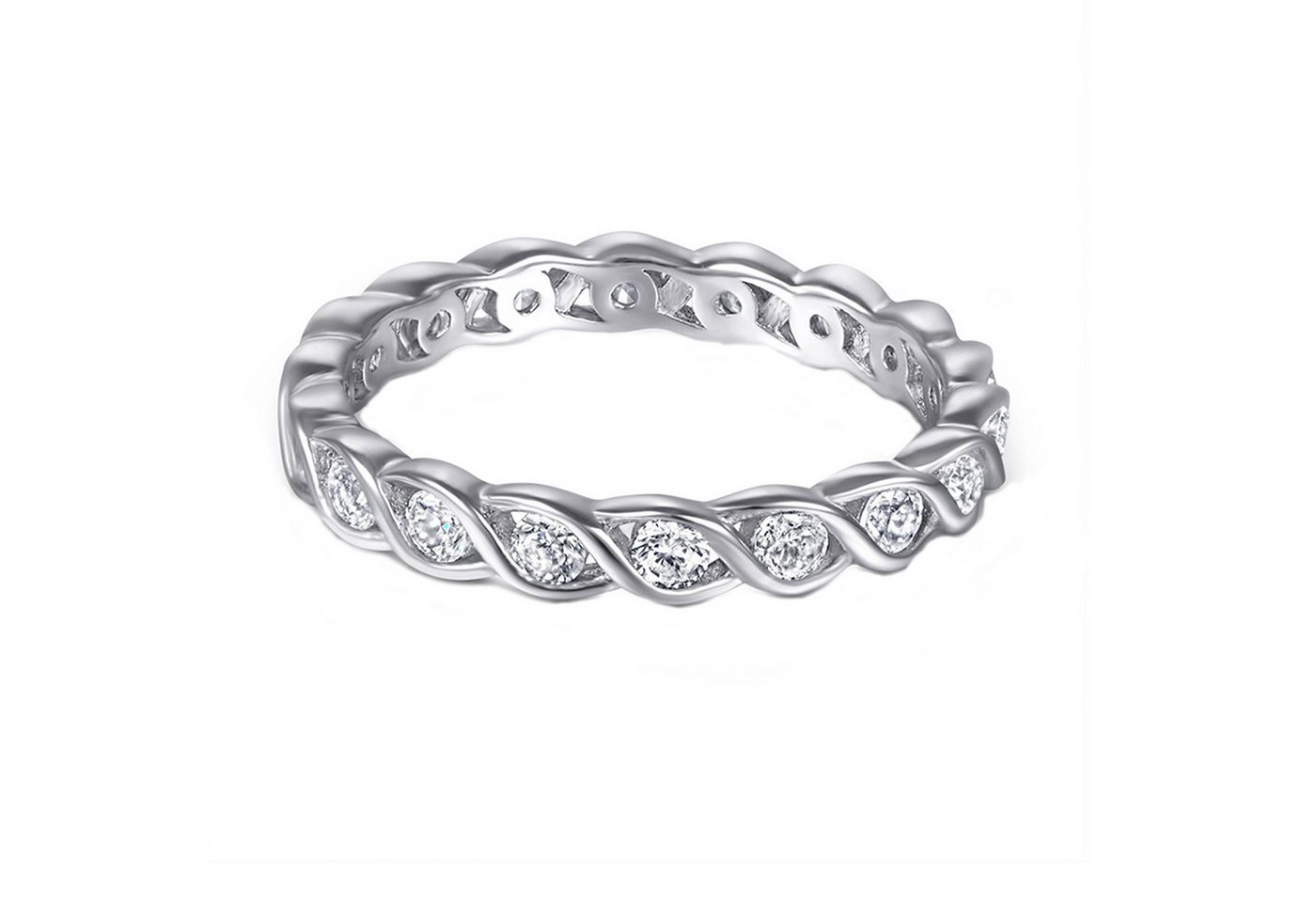 Daisred Fingerring Damen 925 Silber Ring Schmuck mit Geschenkbox von Daisred