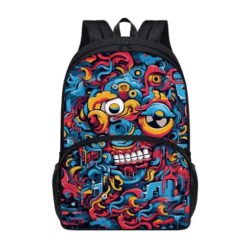 Dajingkj Schulrucksack Teenager Mädchen Jungen Gänseblümchen Schulranzen für Grundschule Mittelschule Rucksack ab 1. Klasse für Schule und Reise von Dajingkj