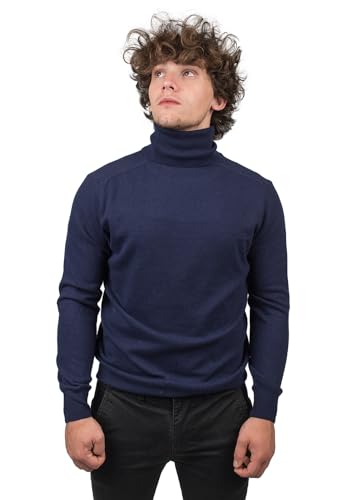 Dalle Piane Cashmere - Rollkragenpullover aus gemischtem Kaschmir, Made in Italy - Herren, Farbe: Blau, Größe: 3XL Dalle Piane Cashmere - Rollkragenpullover aus gemischtem Kaschmir, Made in Italy - Herren, Farbe: Blau, Größe: 3XL von Dalle Piane Cashmere