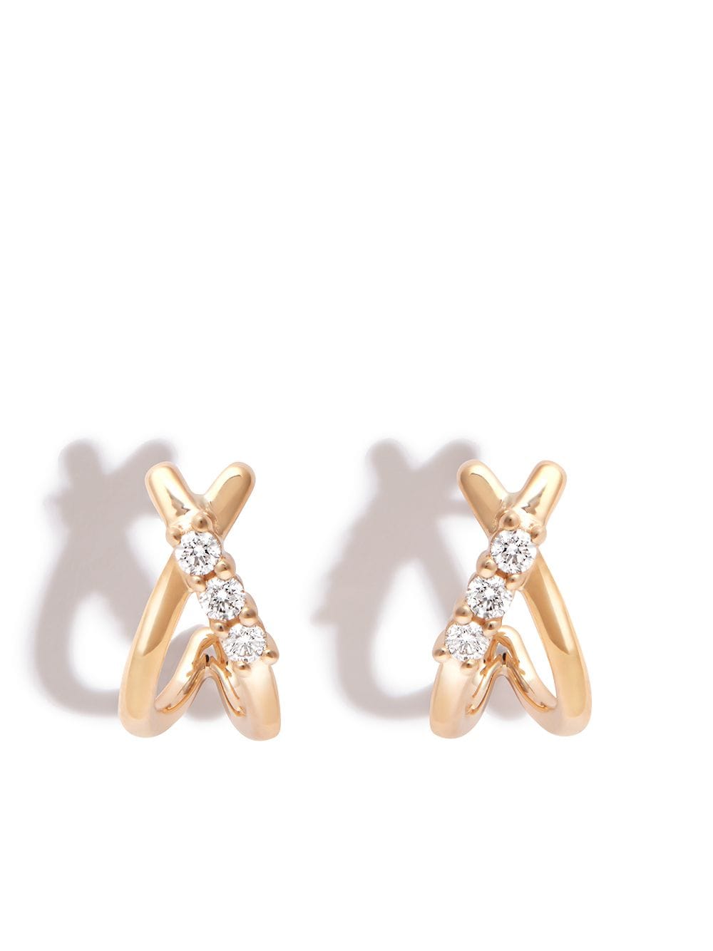 Dana Rebecca Designs 14kt Gelbgoldcreolen mit Diamanten von Dana Rebecca Designs