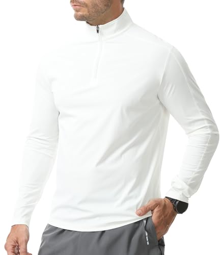 Danfiki Herren UV Shirt Langarm Schutz Shirts Rashguard Schnelltrocknend 1/4 Zip Danfiki Herren UV Shirt Langarm Schutz Shirts Rashguard Schnelltrocknend 1/4 Zip von Danfiki