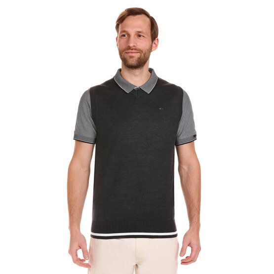 Daniel Springs basic slipover Pullunder Strick dunkelgrau melange Daniel Springs basic slipover Pullunder Strick dunkelgrau melange von Daniel Springs