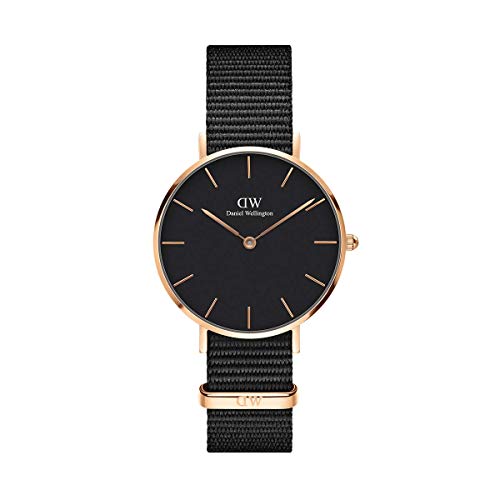 Daniel Wellington Petite Cornwall, Schwarz/Roségold Uhr, 32mm, NATO, für Damen Daniel Wellington Petite Cornwall, Schwarz/Roségold Uhr, 32mm, NATO, für Damen von Daniel Wellington