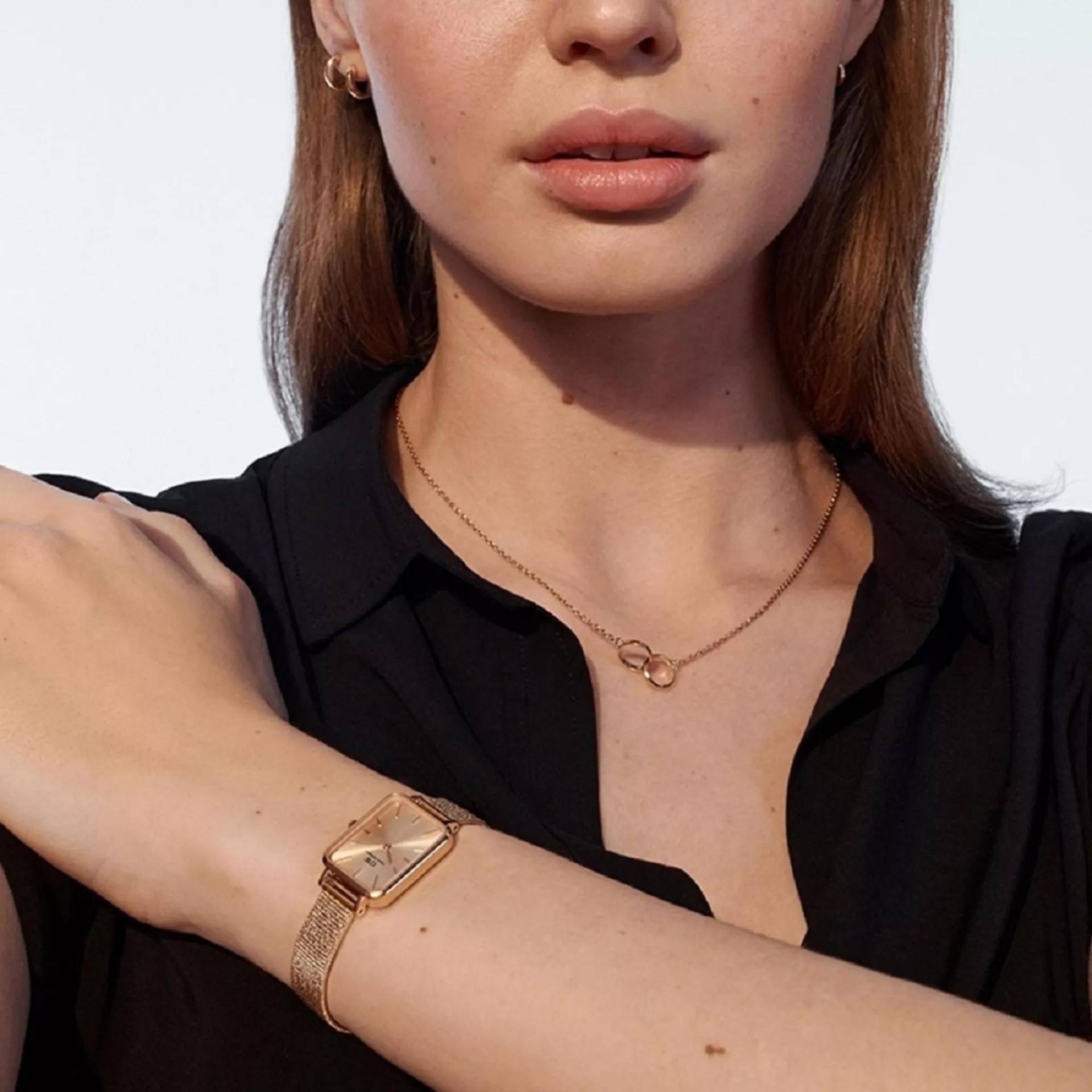 Daniel Wellington Uhr - Dw Quadro-Unitone 20 x 26 mm - Gr. unisize - in Gold - für Damen von Daniel Wellington