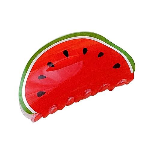 Darmlly Fruchtförmige Haarklammer, Haarspangen, Haarnadeln für Frauen und Mädchen, Wassermelone von Darmlly