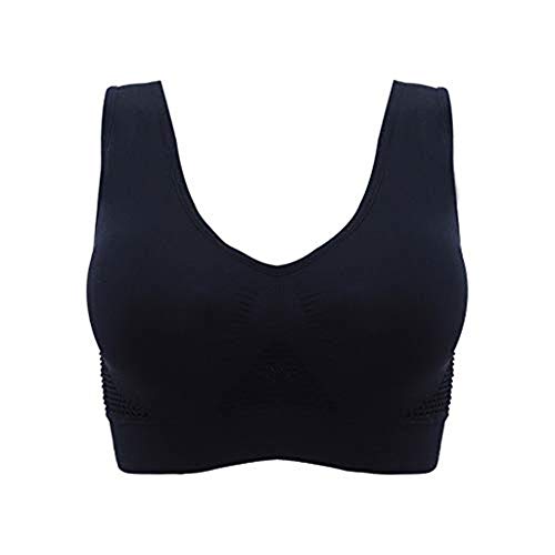 Dasongff Sport BH Starker Halt Mesh Ringerrücken Push Up Bequem Bustier Fitness Bra Große Brüste Ohne Bügel Gepolstert für Fitness Lauf Yoga von Dasongff