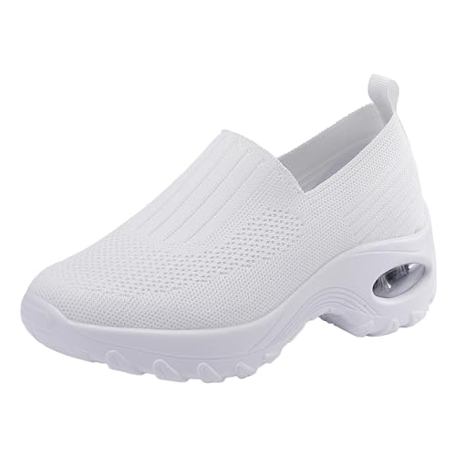 Orthofit Schuhe Damen Sneaker, Damen Sneaker Atmungsaktiv Frauen Sport Schuhe Leicht Laufschuhe Sportschuhe Freizeitschuhe Barfussschuhe Slip on Walkingschuhe Straßenlaufschuhe von Dasongff