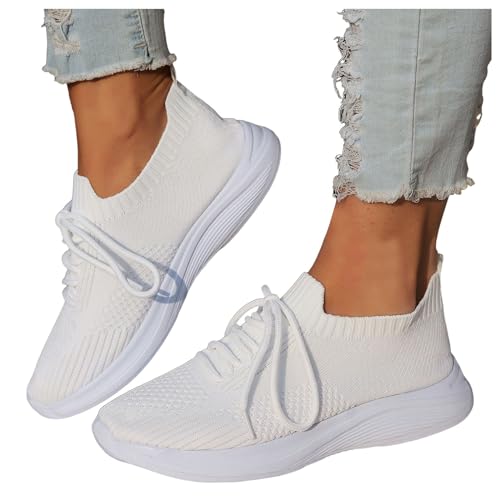 Orthofit Schuhe Damen Sneaker, Damen Sneaker Atmungsaktiv Frauen Sport Schuhe Leicht Laufschuhe Sportschuhe Leichte Weiche Joggingschuhe Slip on Damenschuhe Fitnessschuhe von Dasongff