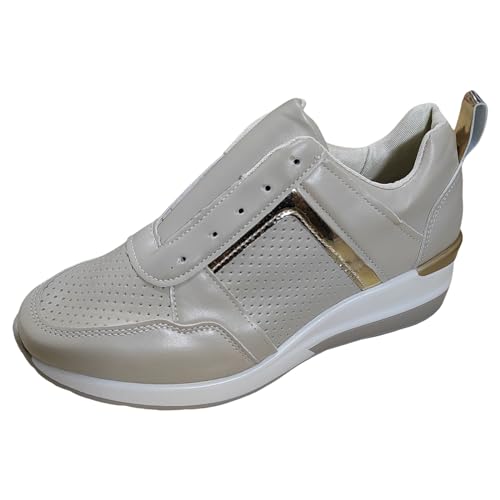 Orthofit Schuhe Damen Sneaker, Damen Sneaker Atmungsaktiv Frauen Sport Schuhe rutschfest Sportschuhe Leichte Weiche Joggingschuhe Laufschuhe Sommerschuhe Straßenlaufschuhe von Dasongff