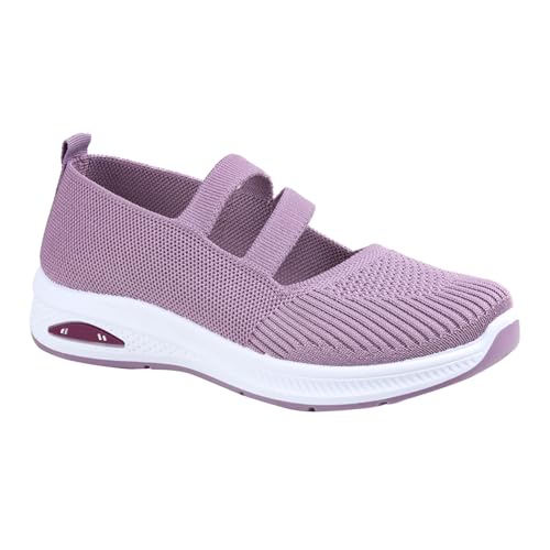 Orthopädische Schuhe Damen, Damen Sneaker Atmungsaktiv Frauen Casual Mesh Schuhe Leicht Laufschuhe Sportschuhe Freizeitschuhe Barfussschuhe Slip on Walkingschuhe Tennisschuhe von Dasongff