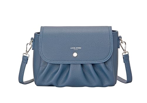 David Jones Paris – Damentasche – Ganzes PU-Leder – Tasche Elegant Klein – Arbeit Stadt Mädchen Mode Elegant Trend Abend, marineblau von David Jones