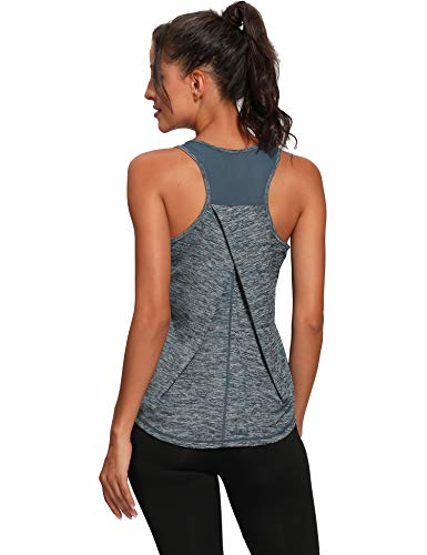 Dawnrole Damen Sport Tank Top Ärmelloses Leichte Fitness Top Yoga Oberteile Dawnrole Damen Sport Tank Top Ärmelloses Leichte Fitness Top Yoga Oberteile von Dawnrole