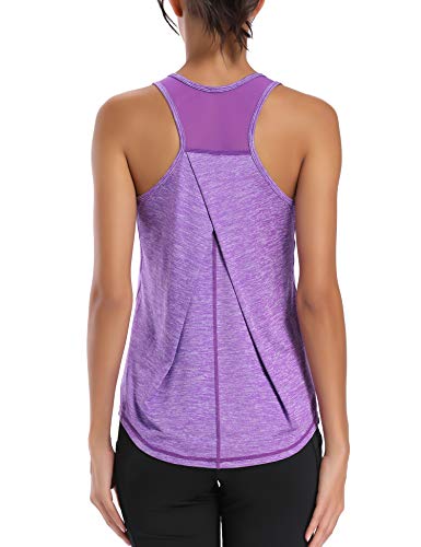 Dawnrole Damen Sport Tank Top Ärmelloses Leichte Fitness Top Yoga Oberteile Dawnrole Damen Sport Tank Top Ärmelloses Leichte Fitness Top Yoga Oberteile von Dawnrole