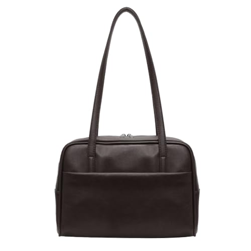 Ddujbtp Damen-Umhängetasche, koreanische Stile, Achseltasche, Retro-Handtasche, All-Matching-Unterarmtasche, Arbeit, Reisetasche für den Alltag, Kaffeebraun, Taschen-Organizer Ddujbtp Damen-Umhängetasche, koreanische Stile, Achseltasche, Retro-Handtasche, All-Matching-Unterarmtasche, Arbeit, Reisetasche für den Alltag, Kaffeebraun, Taschen-Organizer von Ddujbtp