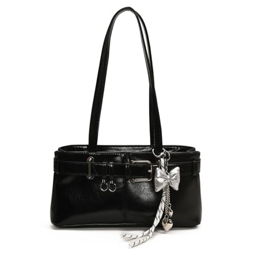 Ddujbtp Elegante Umhängetasche für Damen, luxuriöse Abendtasche, großes Fassungsvermögen, Unterarm-Geldbörse, modische Handtaschen, Schwarz , Have pendants, Taschen-Organizer Ddujbtp Elegante Umhängetasche für Damen, luxuriöse Abendtasche, großes Fassungsvermögen, Unterarm-Geldbörse, modische Handtaschen, Schwarz , Have pendants, Taschen-Organizer von Ddujbtp