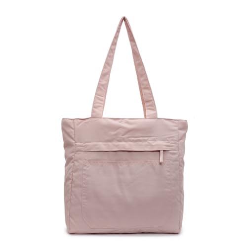 Ddujbtp Geräumige Nylon-Umhängetasche für Studenten und Profis, Handtasche für Pendler oder Unterricht, mit wasserabweisendem Stoff, rose, Taschen-Organizer Ddujbtp Geräumige Nylon-Umhängetasche für Studenten und Profis, Handtasche für Pendler oder Unterricht, mit wasserabweisendem Stoff, rose, Taschen-Organizer von Ddujbtp