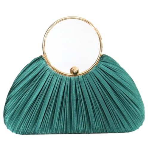 Ddujbtp Modische Abendtasche, Abendtasche, Abendtasche, einfarbig, Schultertasche, Bankett, Handtasche, Abschlussball, Kleid für Damen, grün, Taschen-Organizer Ddujbtp Modische Abendtasche, Abendtasche, Abendtasche, einfarbig, Schultertasche, Bankett, Handtasche, Abschlussball, Kleid für Damen, grün, Taschen-Organizer von Ddujbtp