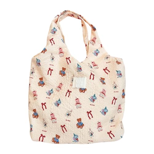 Ddujbtp Modische Schultertasche aus Segeltuch für Damen, große Kapazität, lässige Handtasche für Strand und den täglichen Gebrauch, Midi-Puppe, Taschen-Organizer Ddujbtp Modische Schultertasche aus Segeltuch für Damen, große Kapazität, lässige Handtasche für Strand und den täglichen Gebrauch, Midi-Puppe, Taschen-Organizer von Ddujbtp