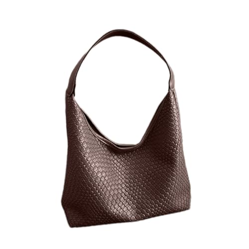 Elegante Unterarm-Geldbörse, zarte Einzel-Schultertaschen, geräumige Tasche mit Tragegriff oben, für Reisen, lässige Handtasche für Damen und Mädchen, braun, Taschen-Organizer Elegante Unterarm-Geldbörse, zarte Einzel-Schultertaschen, geräumige Tasche mit Tragegriff oben, für Reisen, lässige Handtasche für Damen und Mädchen, braun, Taschen-Organizer von Ddujbtp
