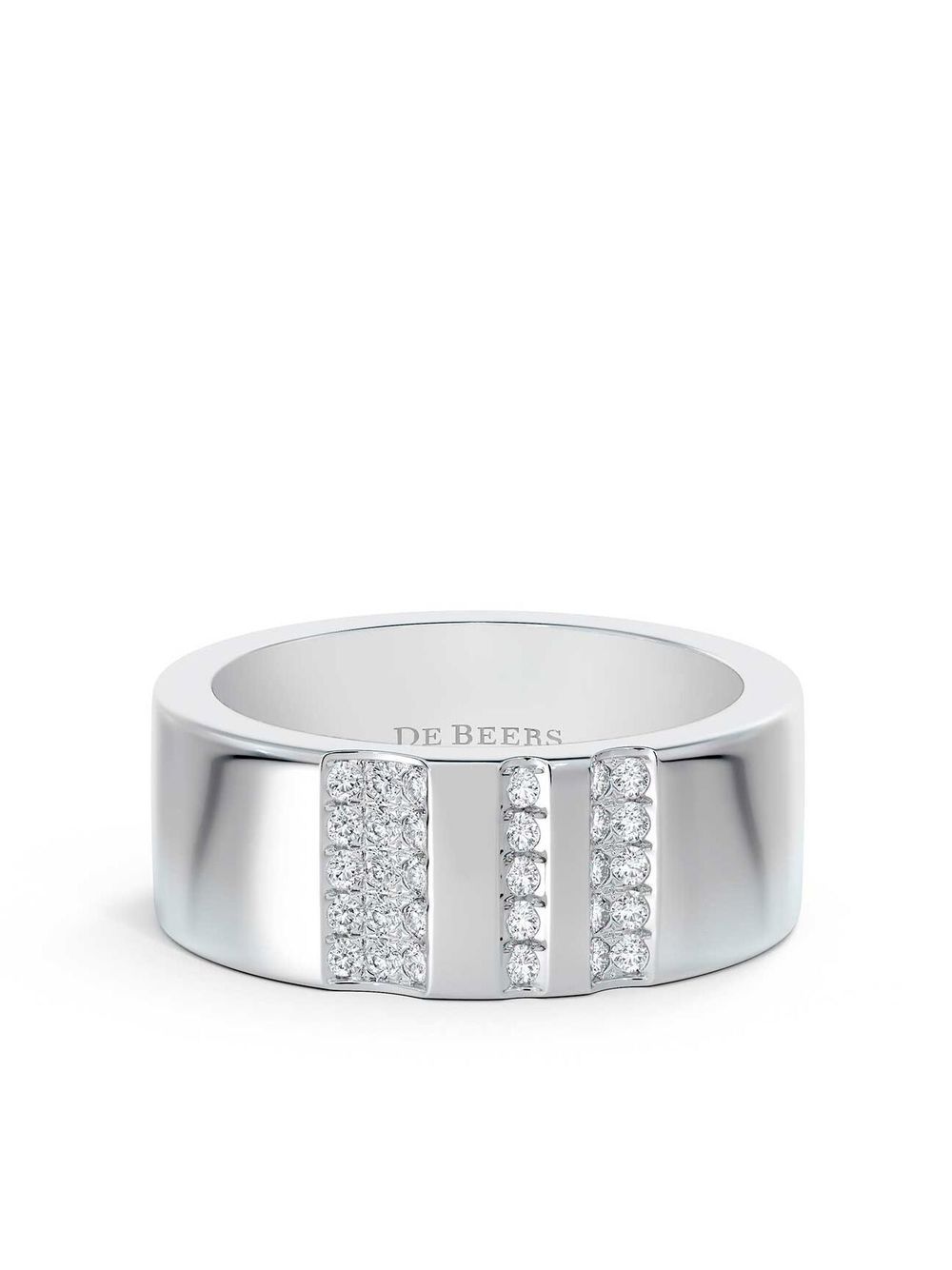 De Beers Jewellers 18kt RVL Weißgoldring mit Diamanten von De Beers Jewellers