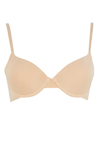 DeFacto Bralette Spitze für Damen - Damen BH Weich und Atmungsaktiv Bra BEIGE,85/B von DeFacto