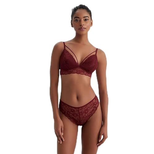 DeFacto Damen Sport-BHS Bequeme Sportbhs für Damen mit Push-up Effekt, Push-up BH ohne Bügel, Sport Bustier Damen - Stilvoll und Unterstützend Triangle von DeFacto