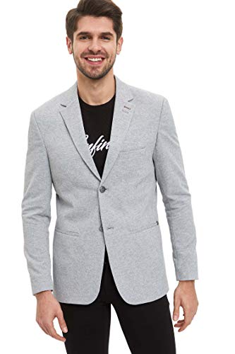 DeFacto Herren N0503az Blazer, Grau, 52 EU von DeFacto