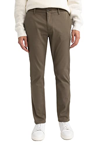 DeFacto Herren W3012az Pants, Khaki, 44W / 32L EU von DeFacto