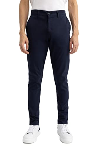 DeFacto Herren Z0302az Pants, Navy, 36W / 34L EU von DeFacto