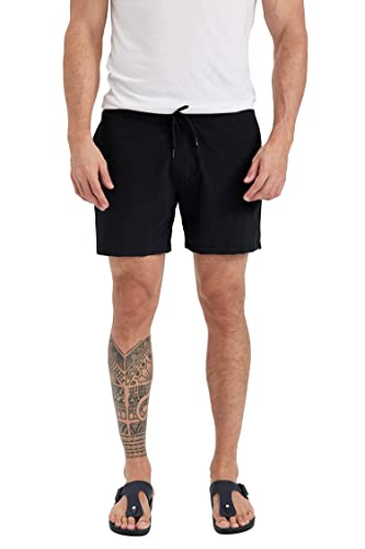 DeFacto Herren Z6299AZ Board Shorts, Black, 3XL von DeFacto