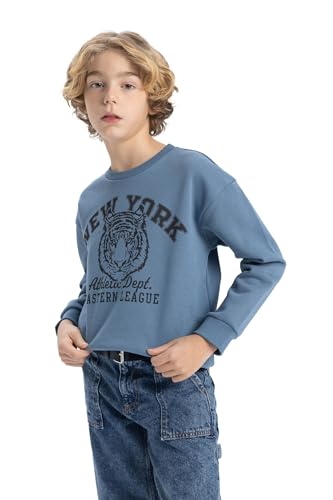 DeFacto Jungen Sweatshirt - Bequeme Sweatshirts für Kinder - Stylische Pullover und Fleecepullover für Jungen von DeFacto