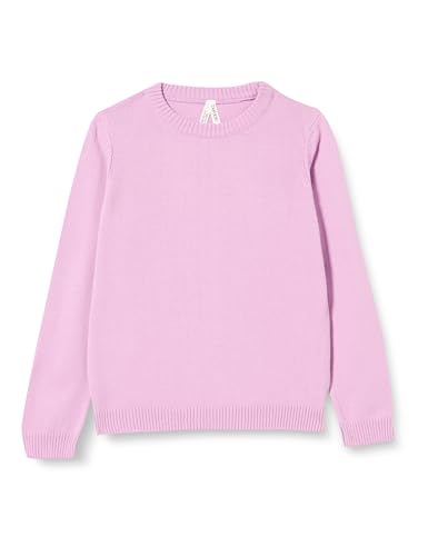 DeFacto Pullis für Mädchen - Pullover für Mädchen Vielseitige Mädchenbekleidung für jeden Anlass, Warm und Trendig Regular Fit Crew Neck von DeFacto