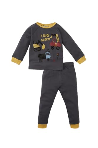 DeFacto Schlafanzüge für Baby Jungen, Pyjama Baby Jungen, Bekleidungssets für Baby-Jungen Gemütliche Nachtwäsche für die Kleinen Helden,Anthra,6-9 Monate DeFacto Schlafanzüge für Baby Jungen, Pyjama Baby Jungen, Bekleidungssets für Baby-Jungen Gemütliche Nachtwäsche für die Kleinen Helden,Anthra,6-9 Monate von DeFacto