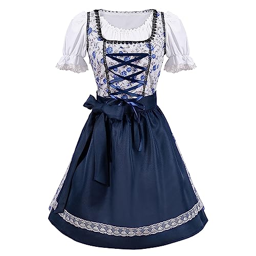 DeaAmyGline Dirndl Damen Midi Trachtenkleid Trachtenmode Trachtenrock Dirndlkleid inkl. Dirndlbluse Dirndlschürze 3 Teilig Dirndl für Damen Oktoberfest Besondere Anlässe DeaAmyGline Dirndl Damen Midi Trachtenkleid Trachtenmode Trachtenrock Dirndlkleid inkl. Dirndlbluse Dirndlschürze 3 Teilig Dirndl für Damen Oktoberfest Besondere Anlässe von DeaAmyGline