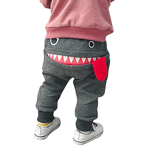 DeaAmyline Baby Hose,Baby Kinder Jungen Mädchen Hosen,Cartoon Muster Neuheit Lustige Haremshose,Kleinkind Sommer Pants Jogginghose Neugeborene Karikatur Lange Hip Hop Harem Hosen Sweathosen von DeaAmyGline