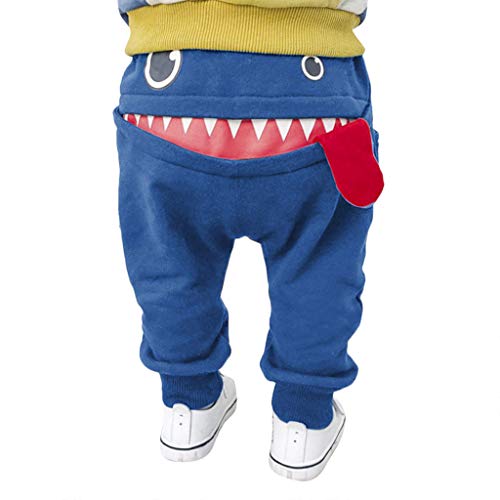 DeaAmyline Baby Hose,Baby Kinder Jungen Mädchen Hosen,Cartoon Muster Neuheit Lustige Haremshose,Kleinkind Sommer Pants Jogginghose Neugeborene Karikatur Lange Hip Hop Harem Hosen Sweathosen von DeaAmyGline