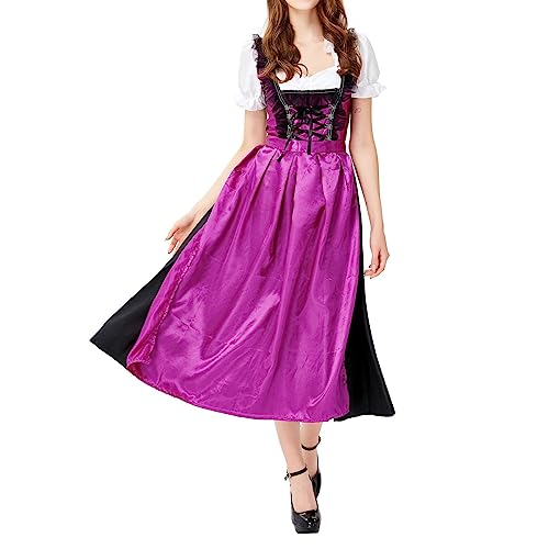 Dirndl Damen Lang Trachtenkleid Damen Kariert Dirndlkleid Damen Grosse Grössen Trachten Kleid Dirndel Trachtenmode Dirndelkleider Dirndl & Dirndl-Sets für Frauen Bier Mädchen Oktoberfest Outfit von DeaAmyGline