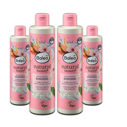 5er Set: Natural Beauty Dusche Kirschblüten-Extrakt & Bio-Mandelöl, 4x250 ml Hautverträglichkeit dermatologisch bestätigt + Duftkerze im Glas 5er Set: Natural Beauty Dusche Kirschblüten-Extrakt & Bio-Mandelöl, 4x250 ml Hautverträglichkeit dermatologisch bestätigt + Duftkerze im Glas von DealStory