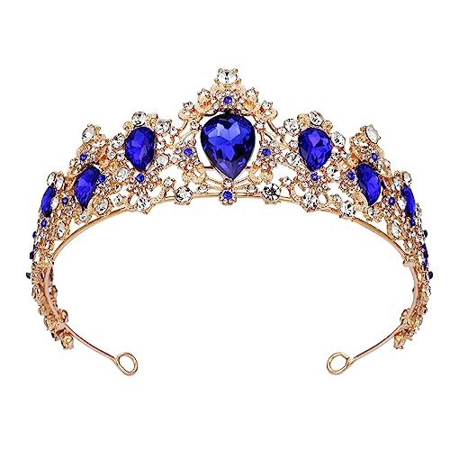 Kristall-Strass-Hochzeits-Tiara für Braut, Hochzeit, Prinzessin, Königin, Krönung, Geburtstagsfeier, silberne Krone, Mädchen und Frauen, Karneval, Party, Urlaub, Feier für Erwachsene von Decentraland