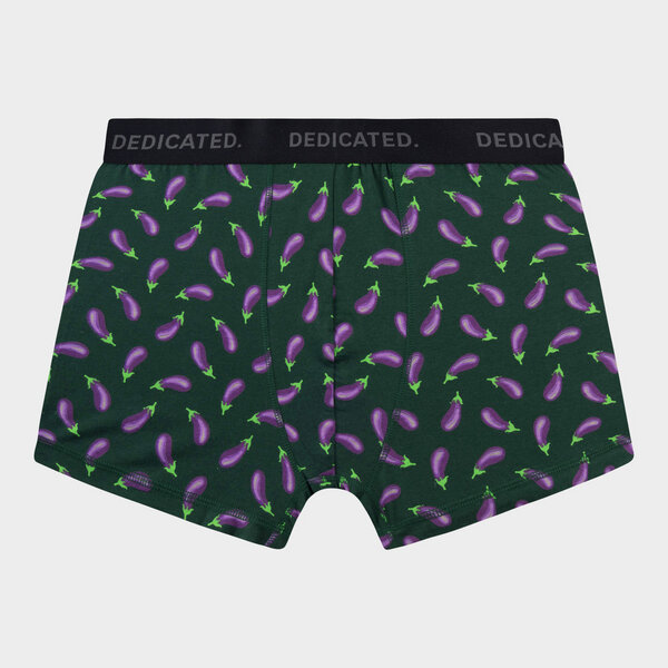 DEDICATED Boxershorts Kalix Egg Plant - Dark Green von Dedicated