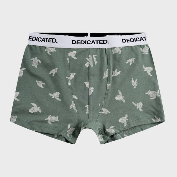 DEDICATED Boxershorts Kalix Sea Turtles - Green von Dedicated