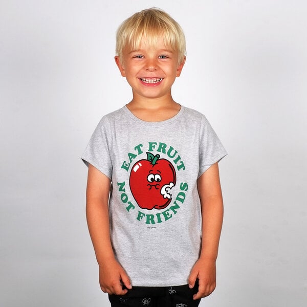 DEDICATED Kids T-Shirt Eat Fruit - Grey von Dedicated