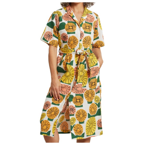 DEDICATED - Women's Shirt Dress Orrefors Dandelions - Kleid Gr L;M;XL;XS beige von Dedicated