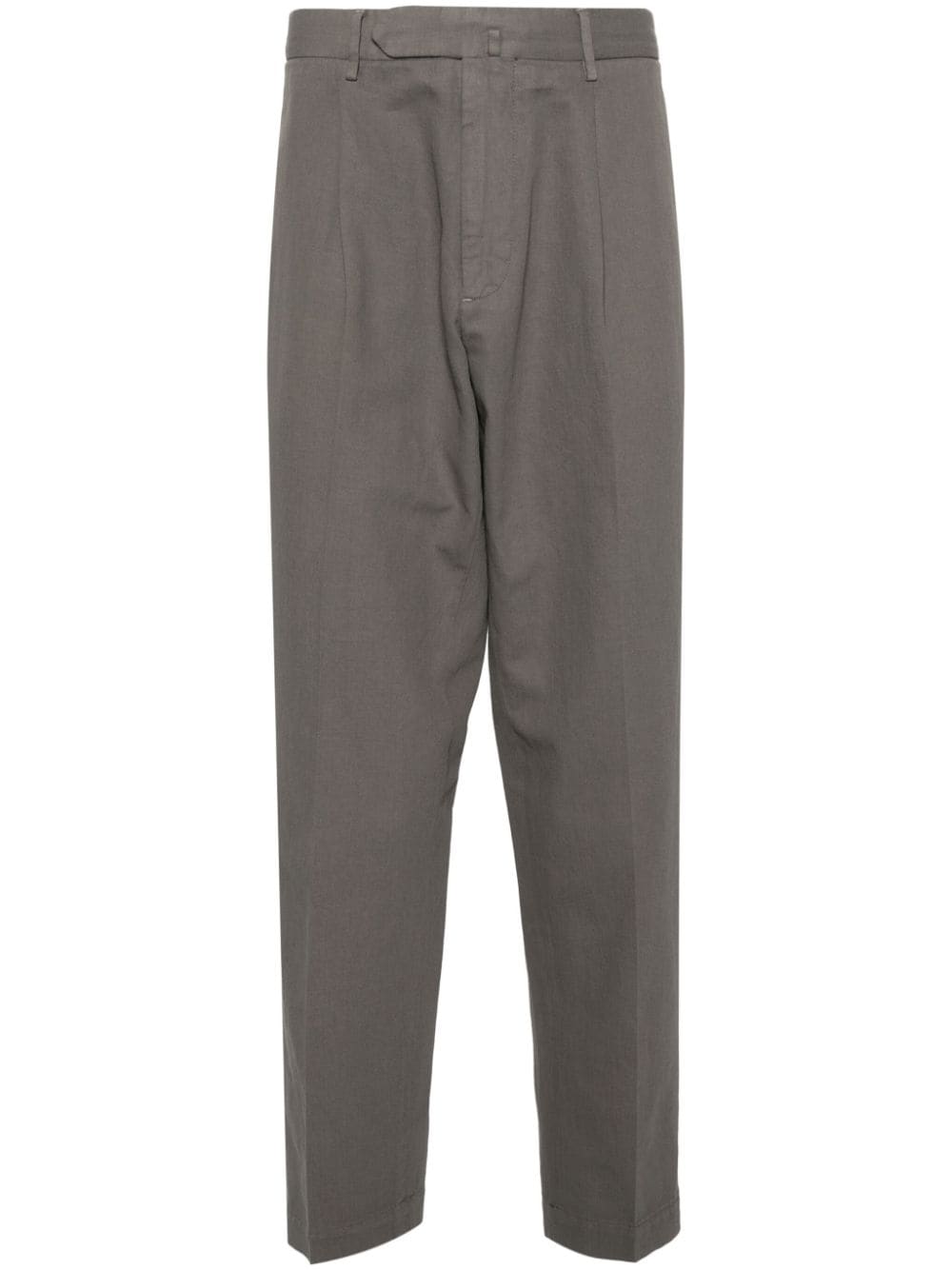 Dell'oglio Halbhohe Tapered-Hose - Grau von Dell'oglio