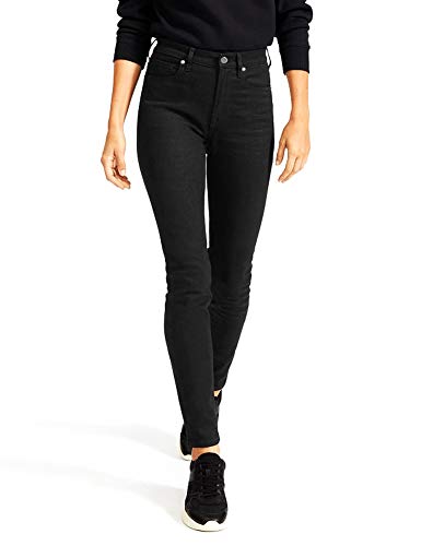 Demon&Hunter 617 Series Damen Jeans Hüftjeans Slim High Waist Stretch Push Up Jeanshosen für Damen Jeans Röhrenjeans Schwarz 6101-25 von Demon&Hunter