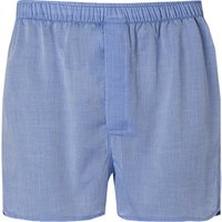 DEREK ROSE Herren Boxershorts blau Baumwolle unifarben von Derek Rose