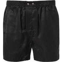 DEREK ROSE Herren Boxershorts schwarz Seide gestreift von Derek Rose