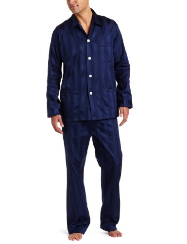 Derek Rose Herren-Pyjama-Set - Blau - Large von Derek Rose