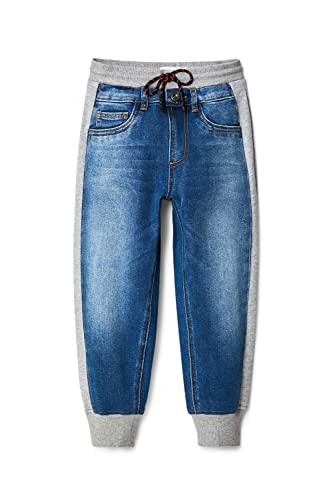 Desigual Boy's OCA 5053 Denim MEDIUM WASH Jeans, Blue, 10 Years von Desigual