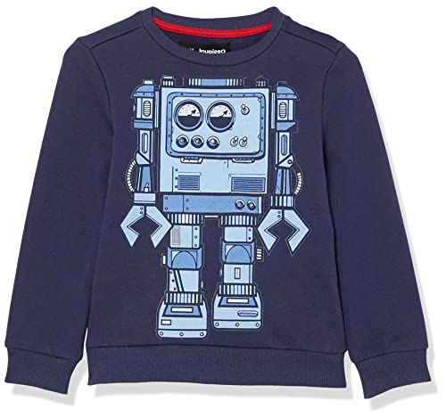 Desigual Boys Sweat_GUILLE Sweatshirt, Blau, 3/4 von Desigual